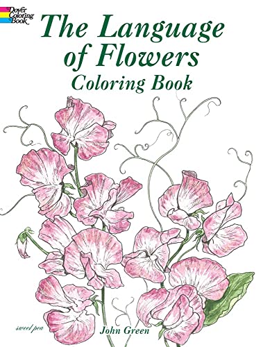 The Language of Flowers Coloring Book (Dover Pictorial Archives) (Dover Flower Coloring Books)